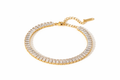 Bracciale zirconi gold