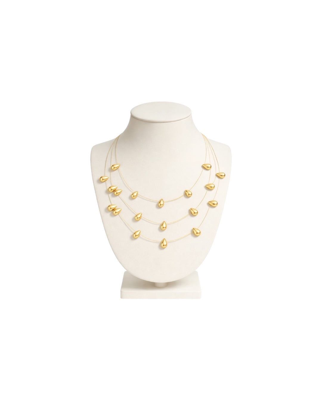 Collana multi-filo Goccia